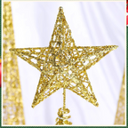 Illuminated Sparkle Iron Christmas Tree Set