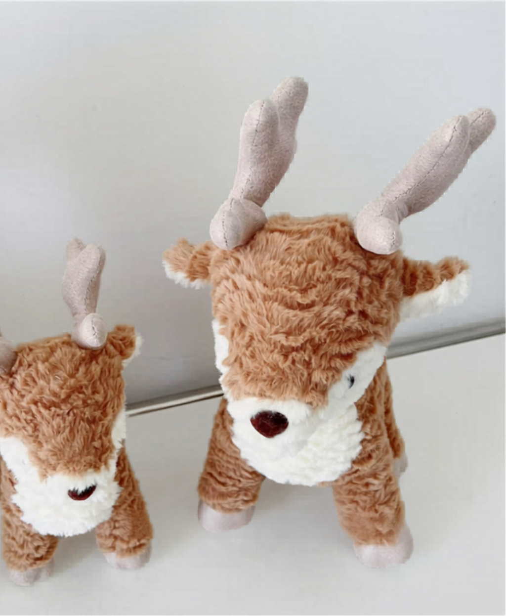 Holiday Bell Reindeer Plush Decor