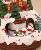 Rotating Gingerbread Light-Up Music Box
