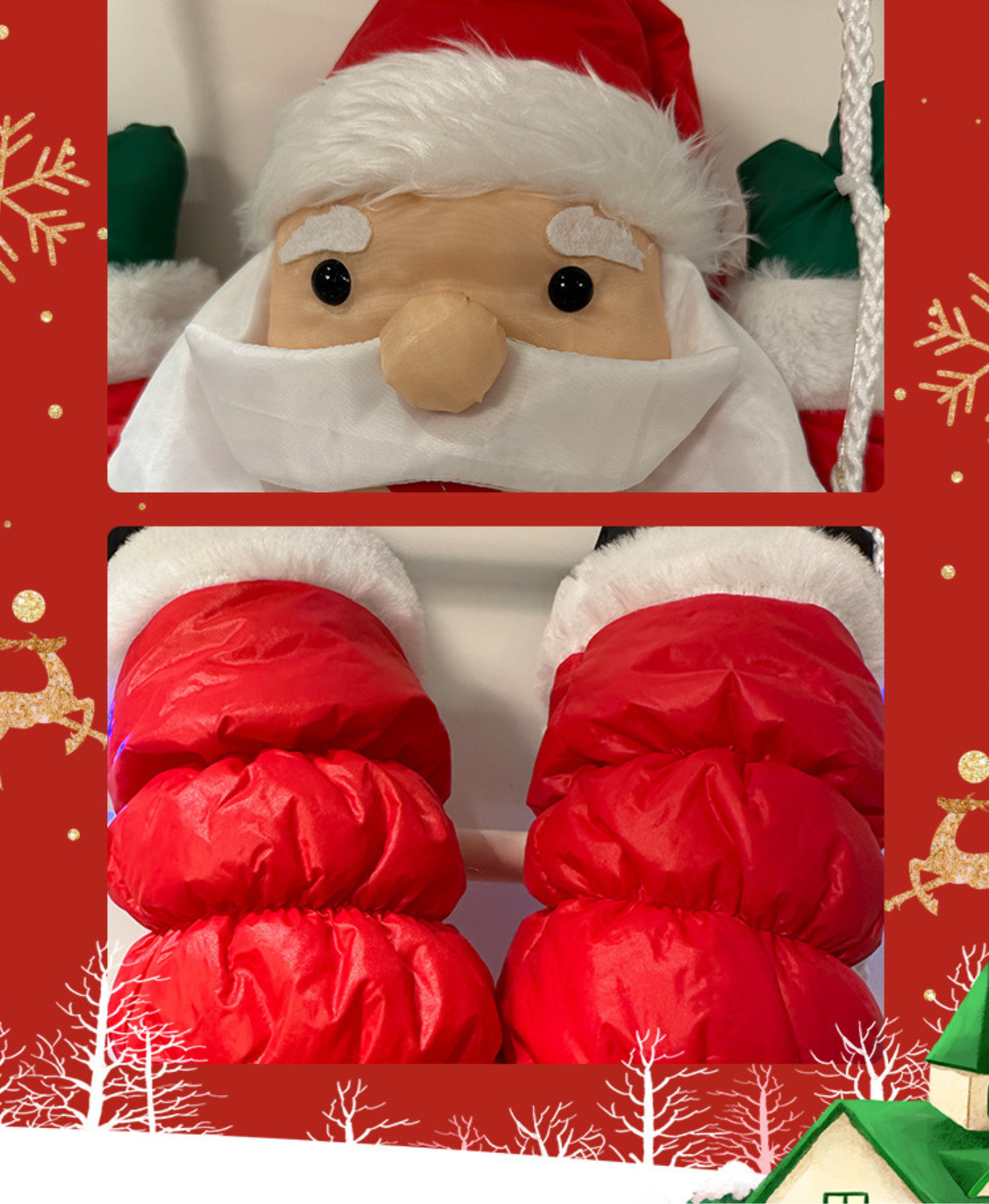 Santa's Climb Christmas Decoration
