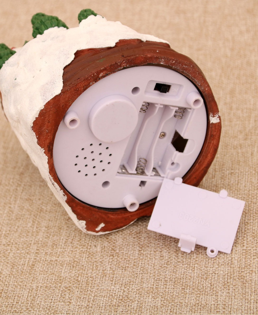 Rotating Gingerbread Light-Up Music Box