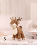 Holiday Bell Reindeer Plush Decor