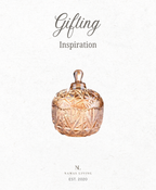 GIFTING INSPIRATION - Amber Crystal Jar Storage