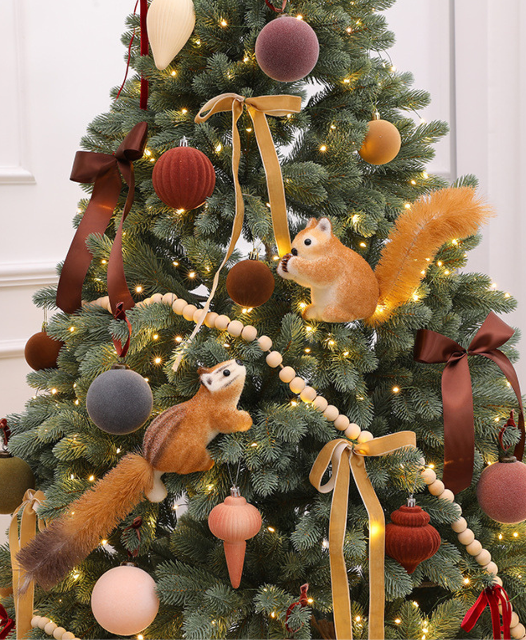 Magical Pine Grove Squirrel Decoration