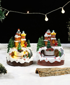 Rotating Gingerbread Light-Up Music Box
