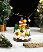 Rotating Gingerbread Light-Up Music Box