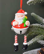 Santa's Bell Christmas Ornament
