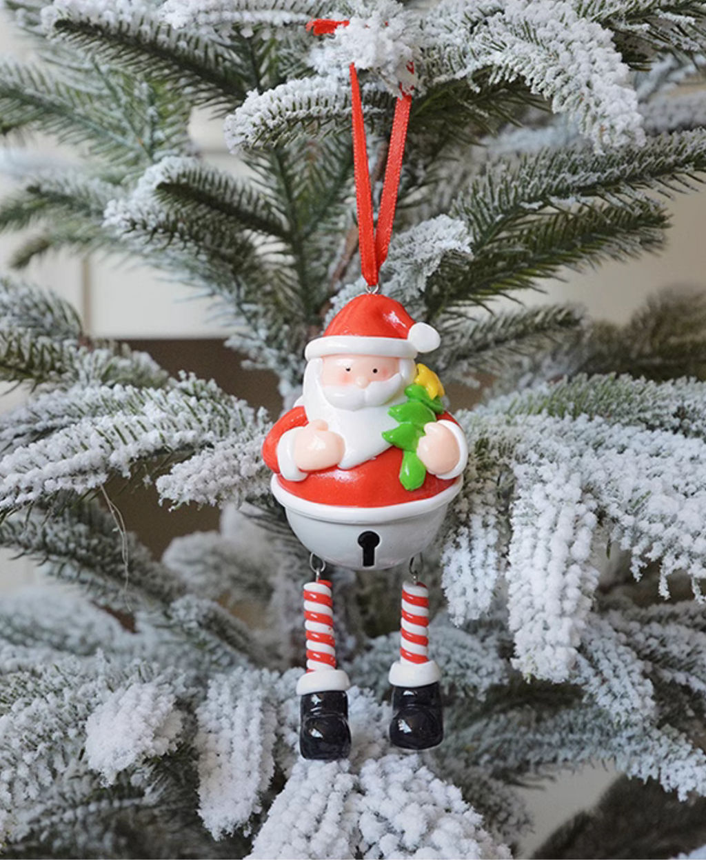 Santa's Bell Christmas Ornament