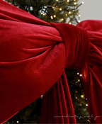 Luxury Velvet Cascade Christmas Bow