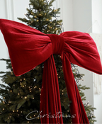 Luxury Velvet Cascade Christmas Bow