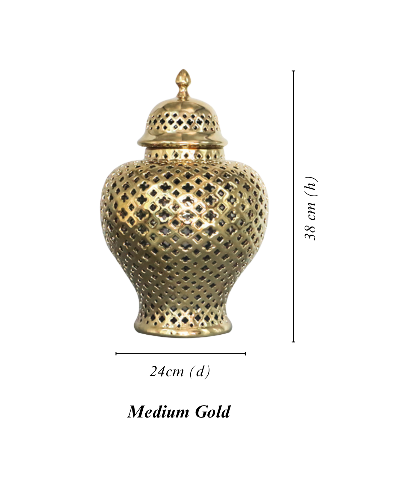 Casablanca Ginger Jar and Covered Lantern
