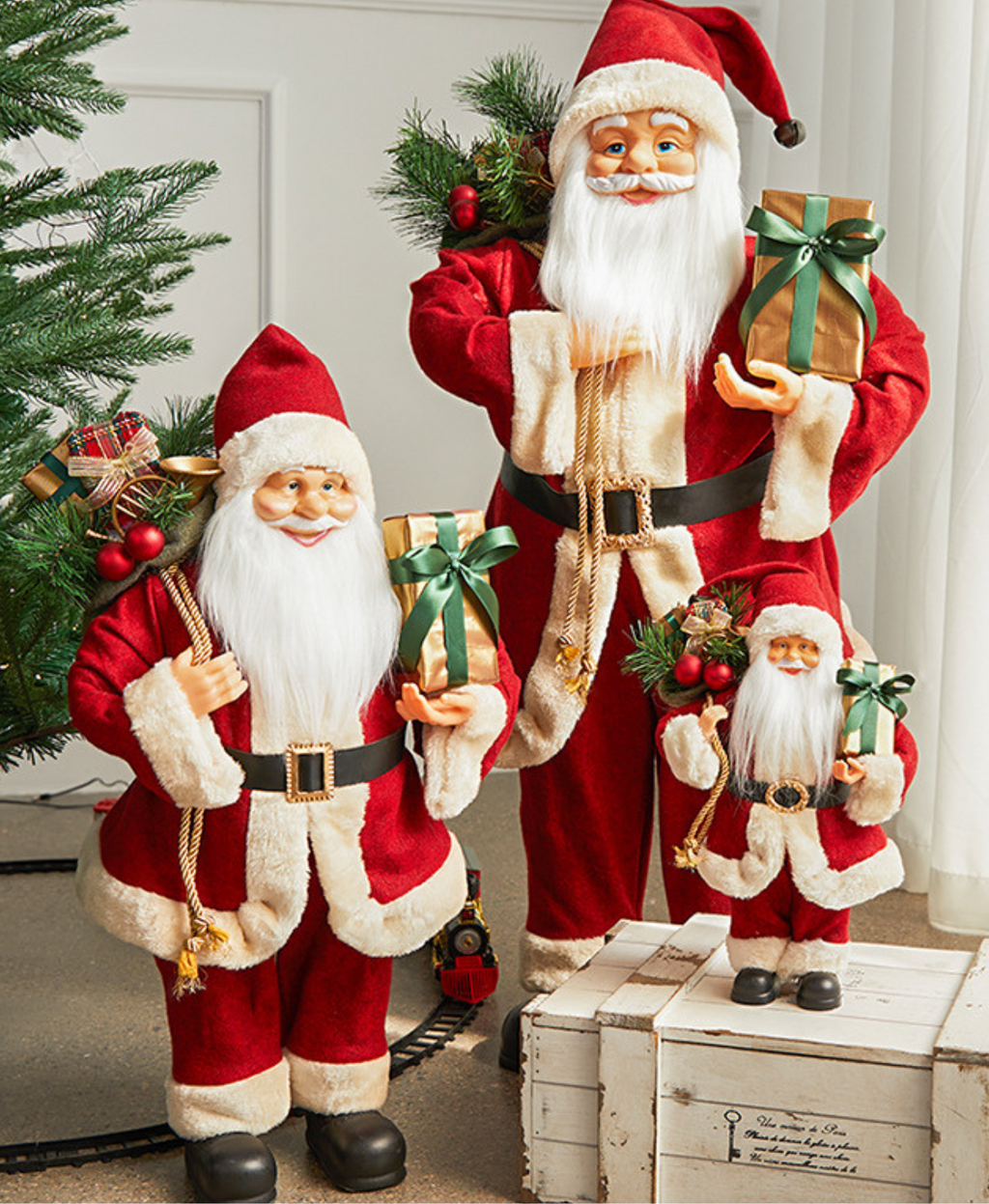 Santa's Joyful Ornament Set