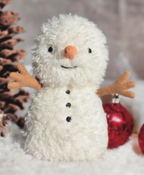 Mini Cheery Snowman Plush Decor