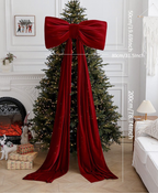 Luxury Velvet Cascade Christmas Bow