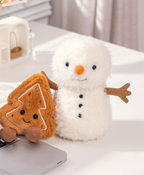 Mini Cheery Snowman Plush Decor
