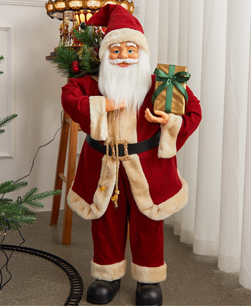 Santa's Joyful Ornament Set