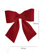 Grand Velvet Christmas Bow Décor