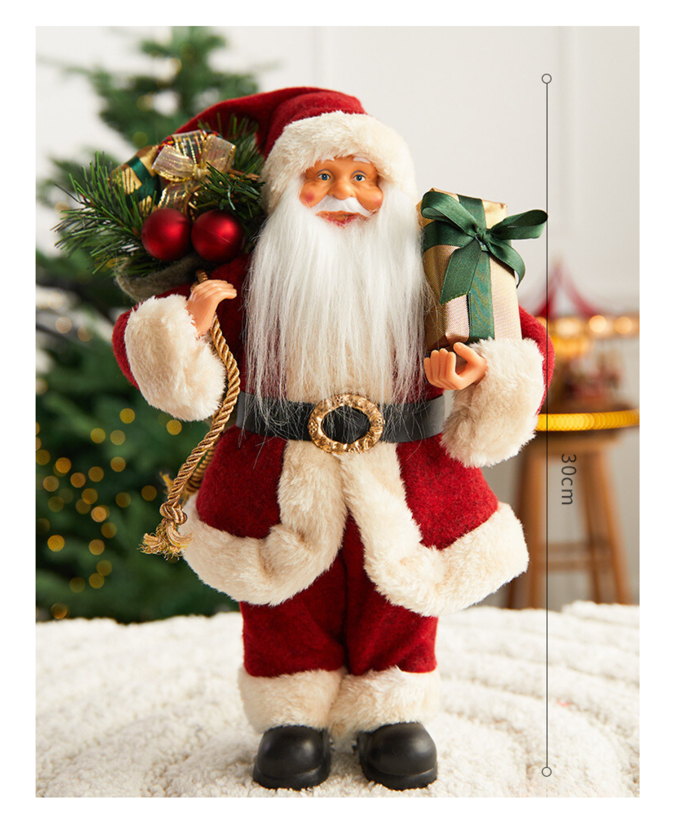 Santa's Joyful Ornament Set