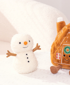 Mini Cheery Snowman Plush Decor