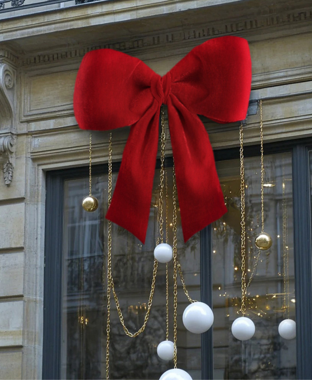 Grand Velvet Christmas Bow Décor