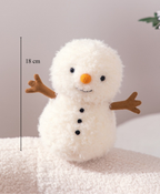 Mini Cheery Snowman Plush Decor