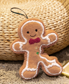 Gingerbread Bow Tie Hanging Ornament