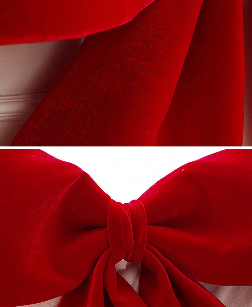 Grand Velvet Christmas Bow Décor