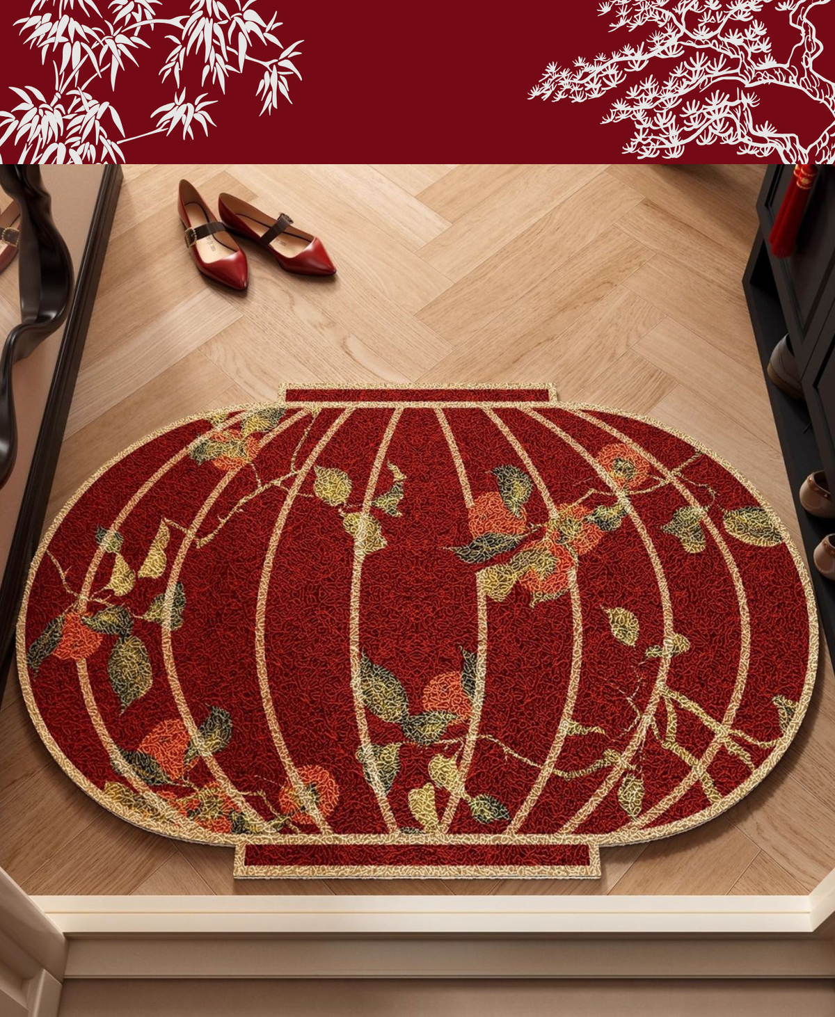 Lantern Garden Floor Mat