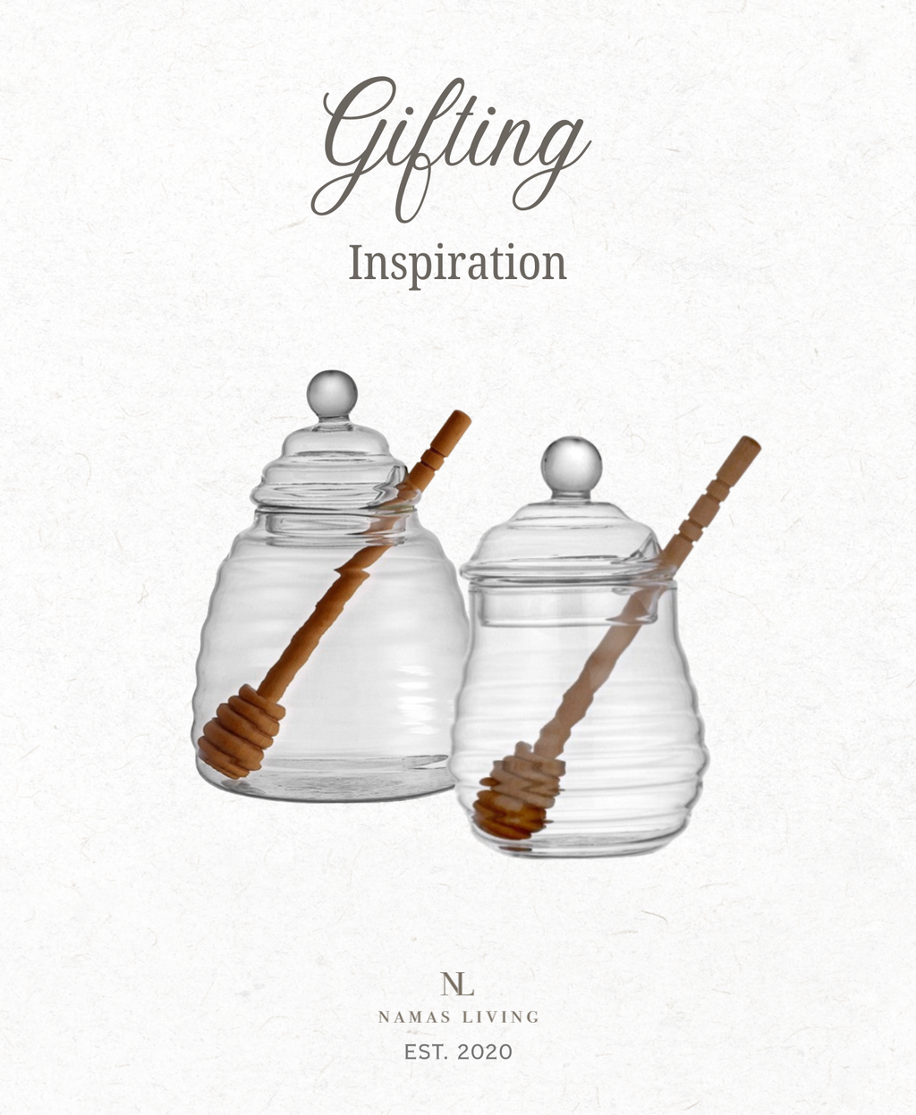 GIFTING INSPIRATION - Glass Honey Jar