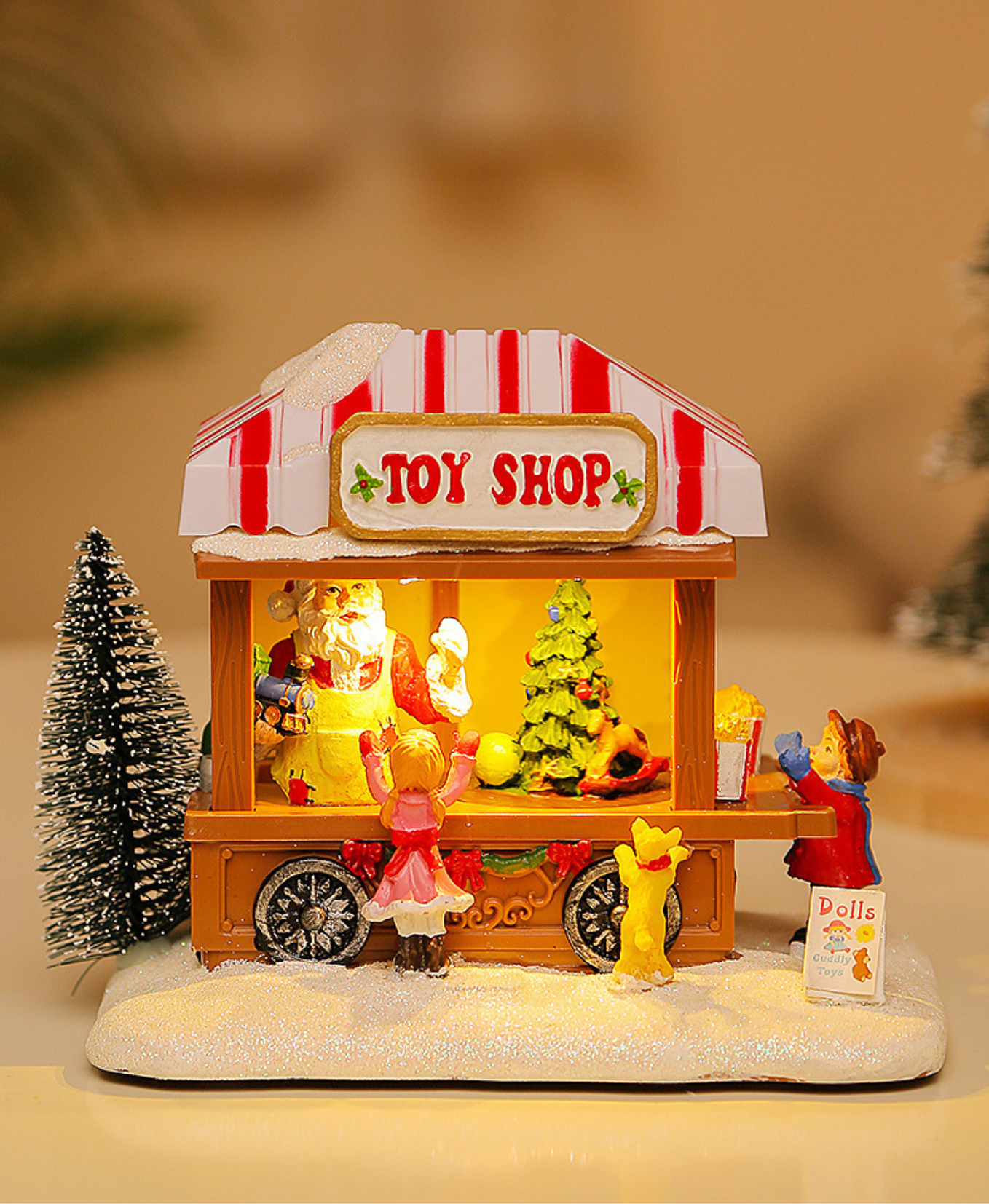 Santa's Sweet Lane Light-Up Shops