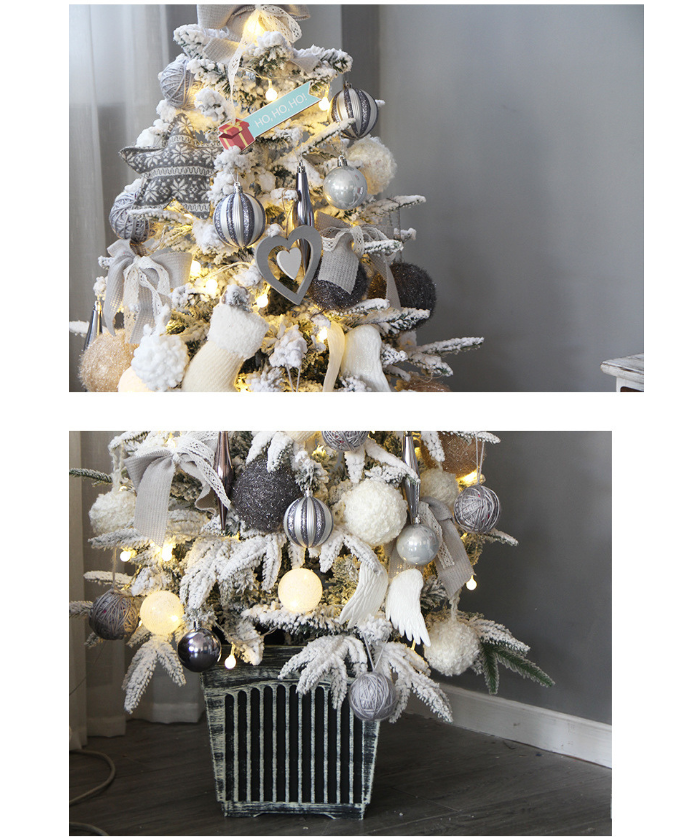 Winter Grey Christmas Tree