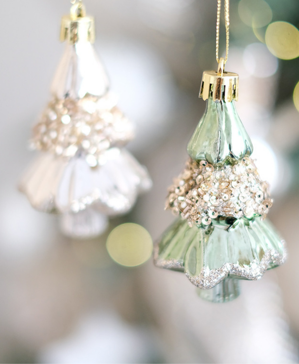 Champagne Mint Charm Set