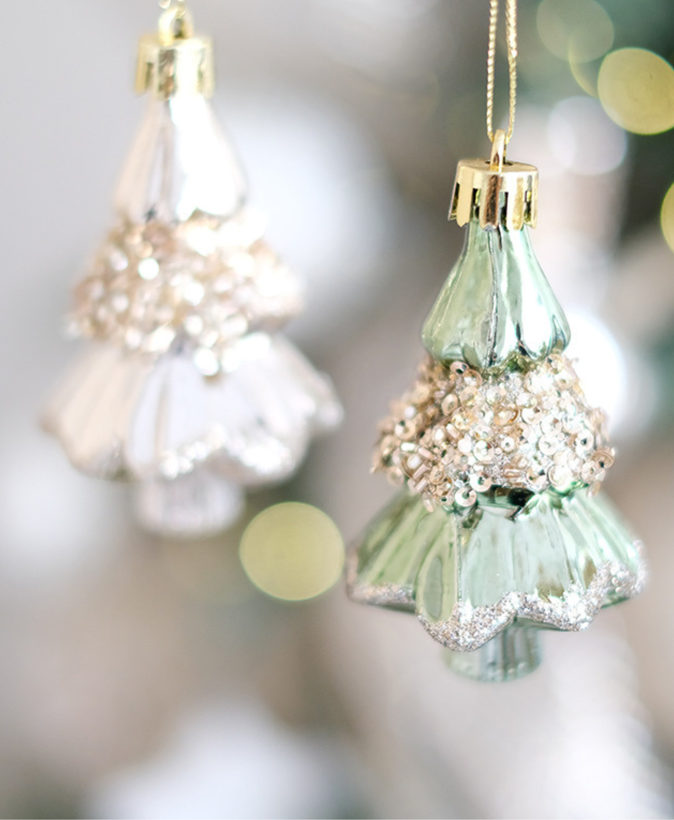 Champagne Mint Charm Set