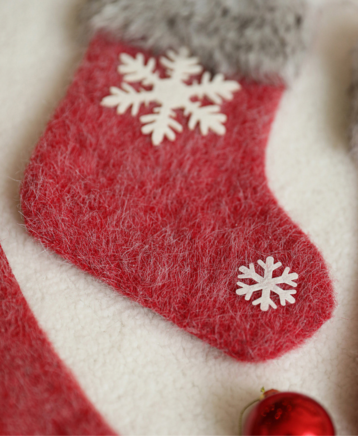 Red Christmas Stocking Decoration