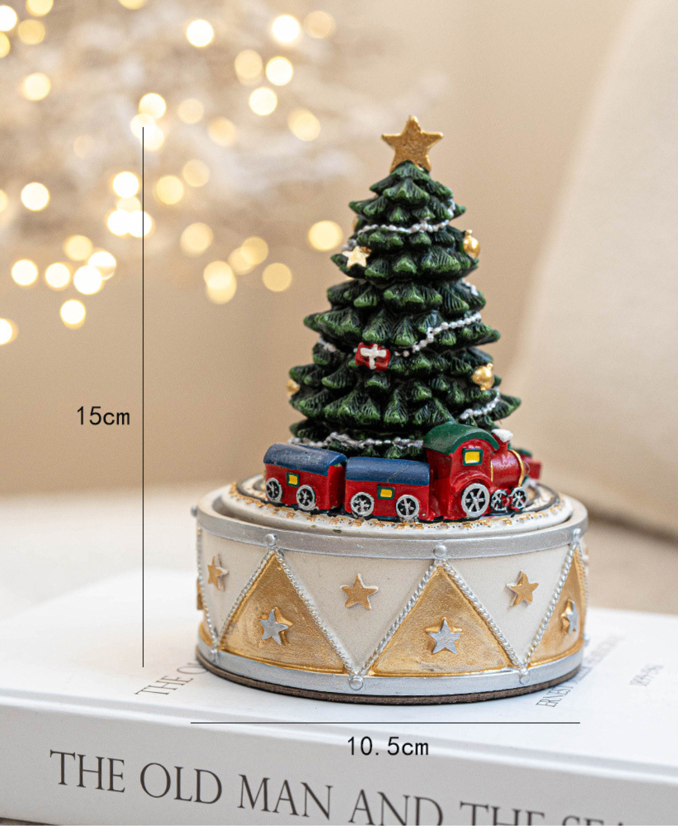 Spinning Train Christmas Tree