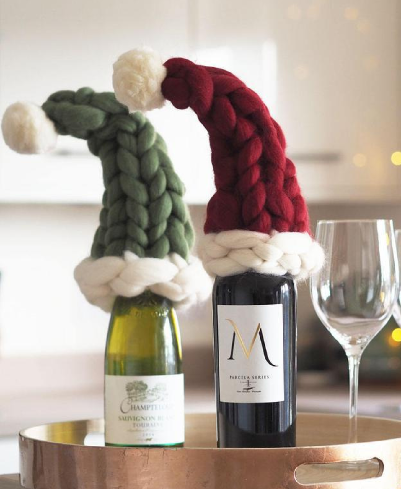 Nordic Knit Holiday Hat