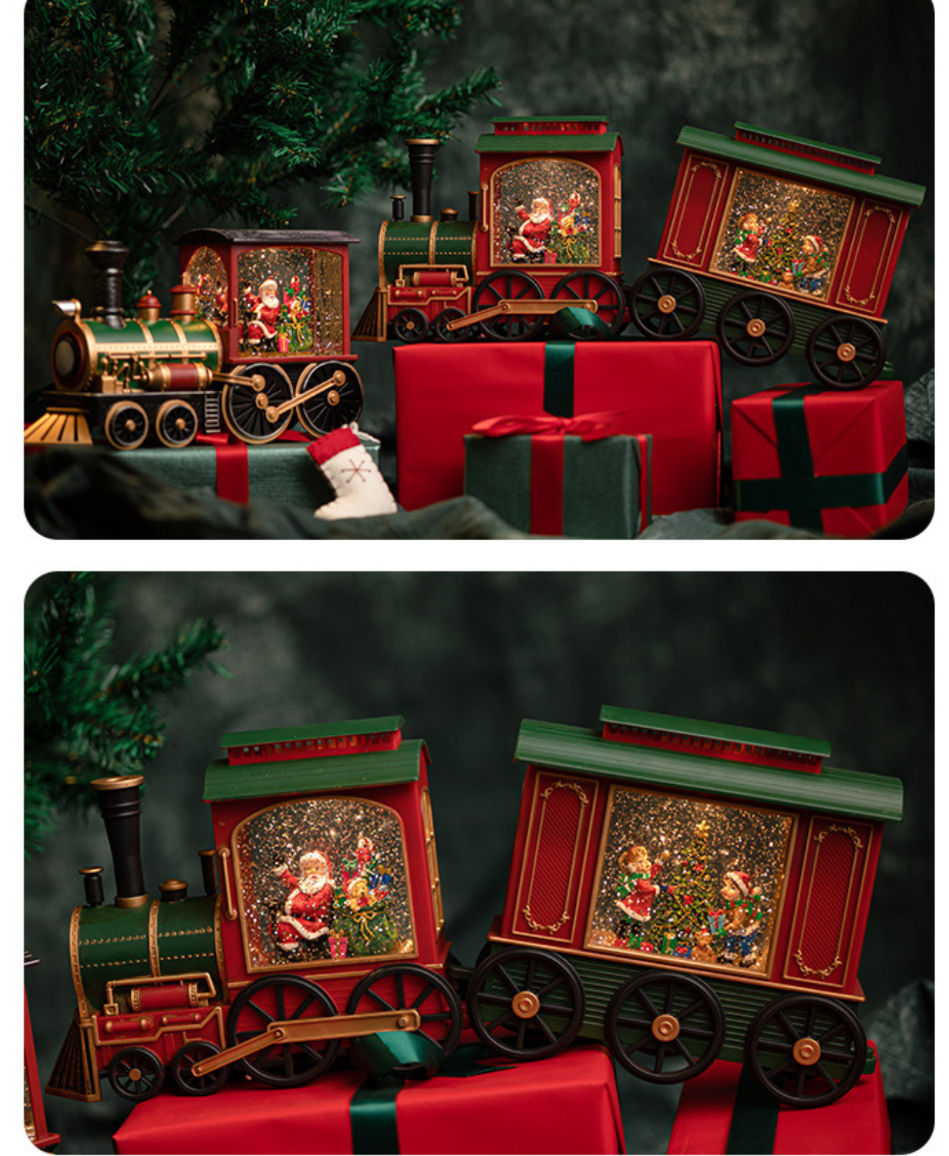 Santa’s Journey Train Music Box