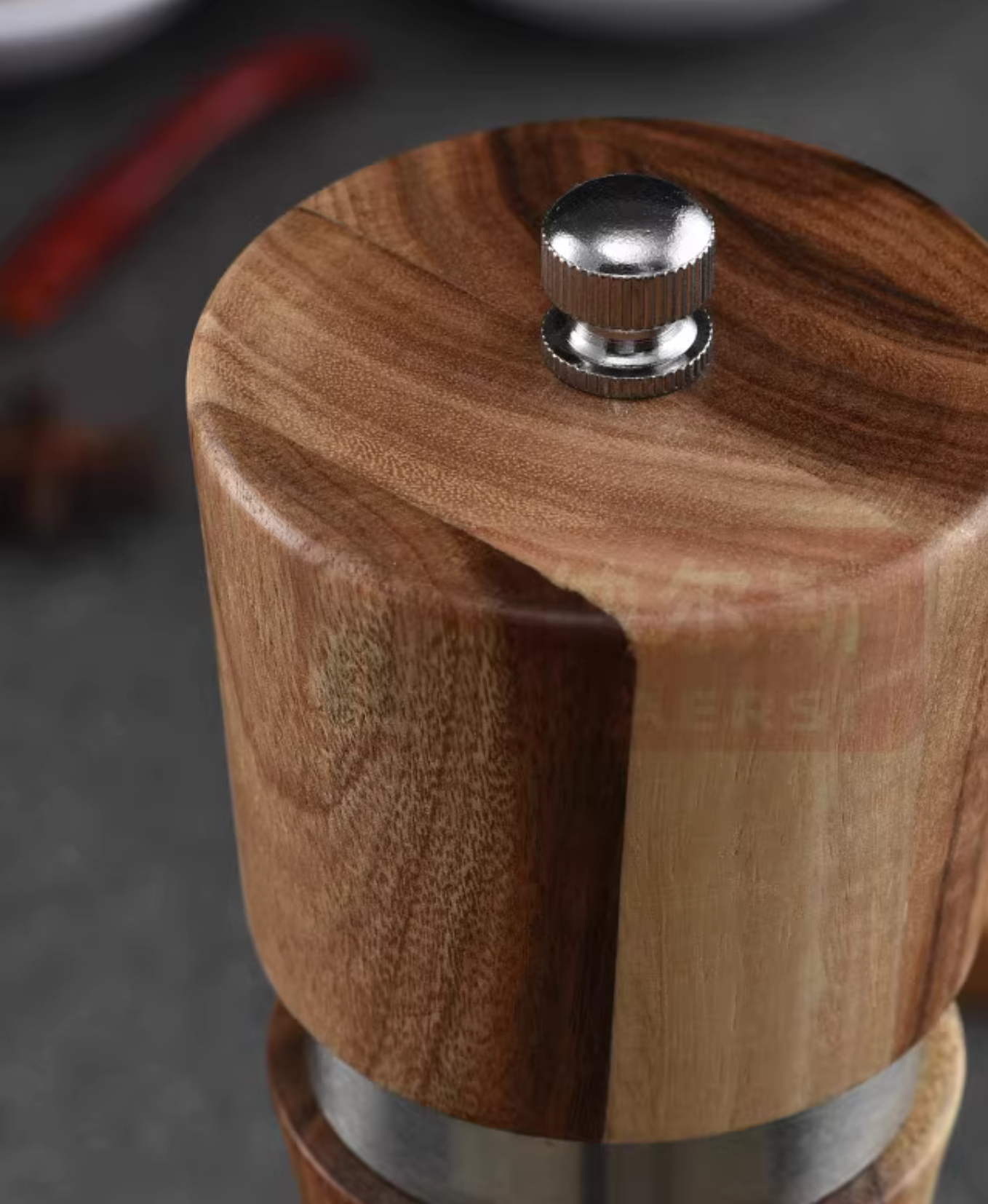 Acacia Wooden Salt & Pepper Grinder Set