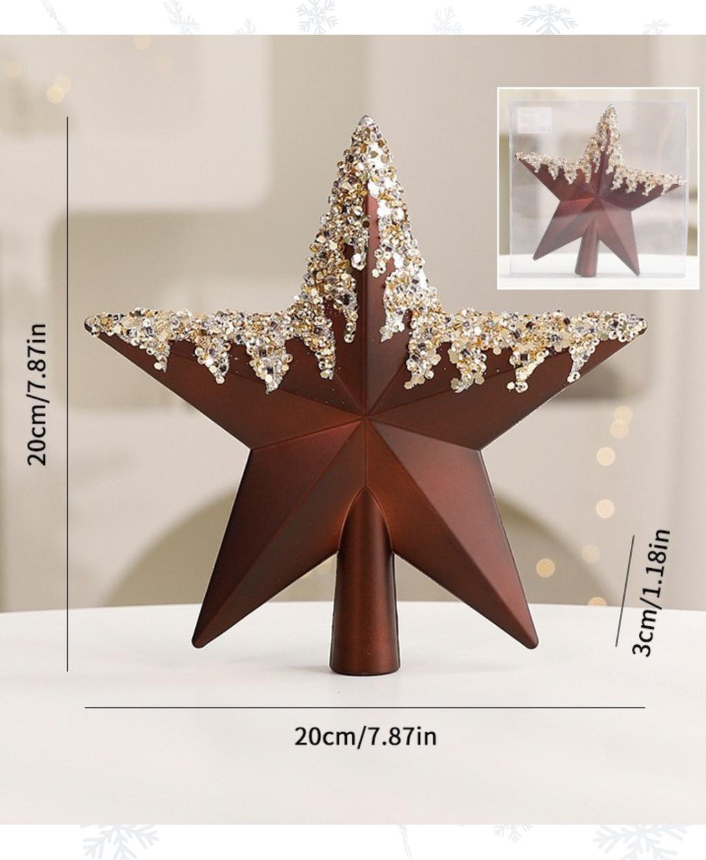 Glitz Star Tree Top