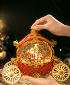 Vintage Christmas Carriage Music Box