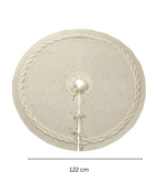 Classic Knit Christmas Tree Skirt