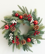 Natural Joy Christmas Wreath