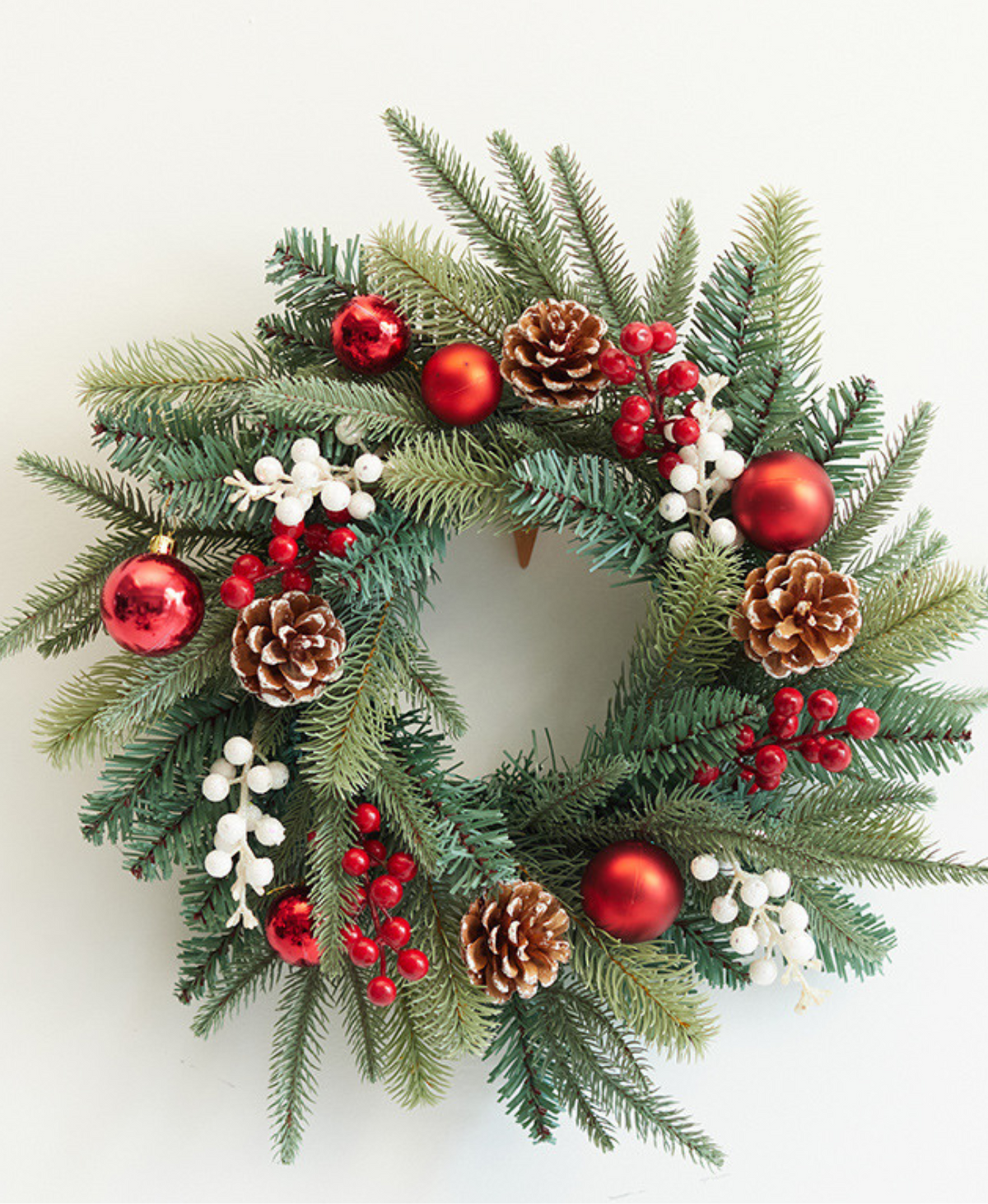 Natural Joy Christmas Wreath