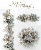 Minted Grace Holiday Wreath