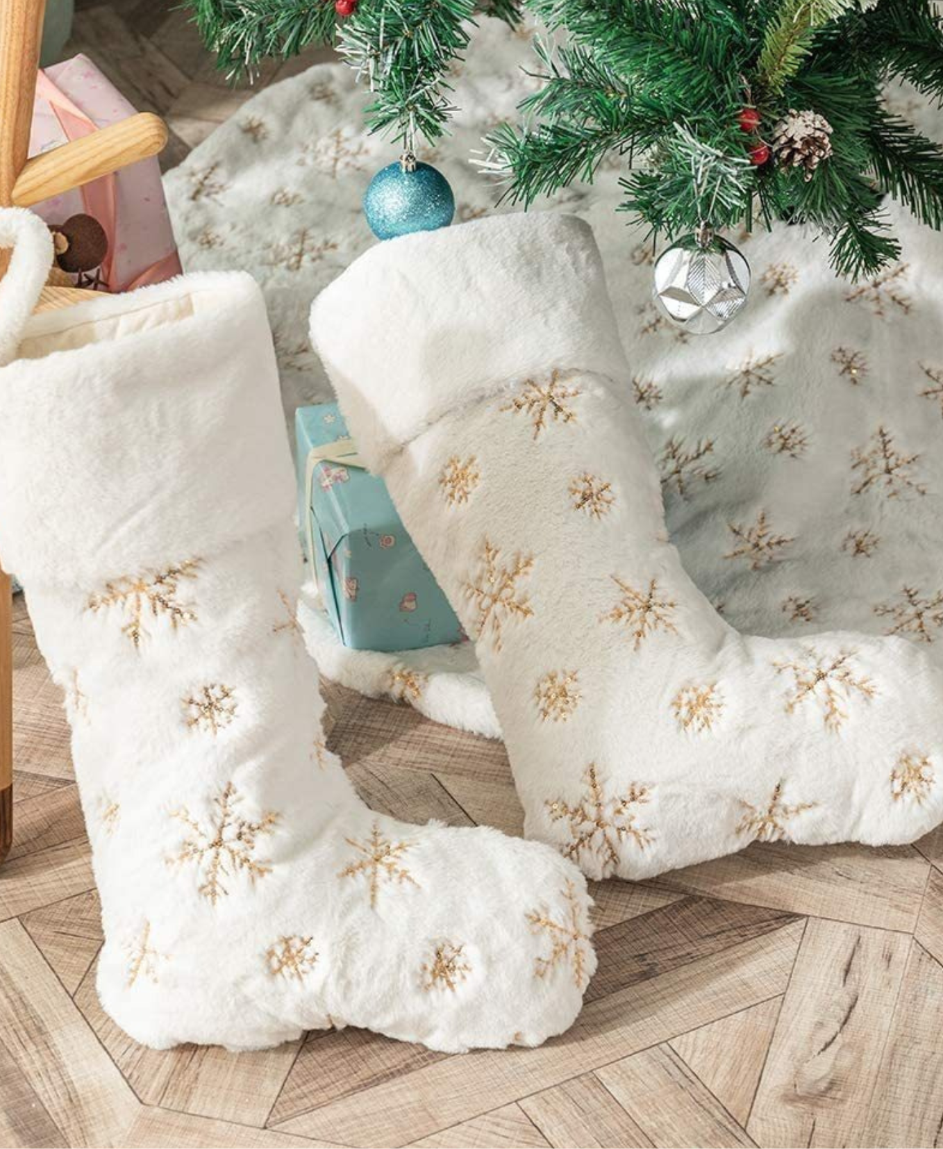 Snowflake Christmas Stocking