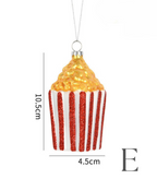 Café Christmas Charm Ornament