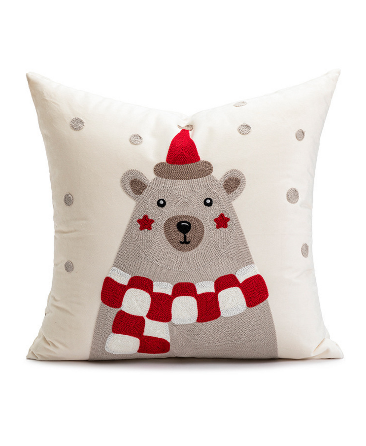 Snuggle Bear Pillow Cover