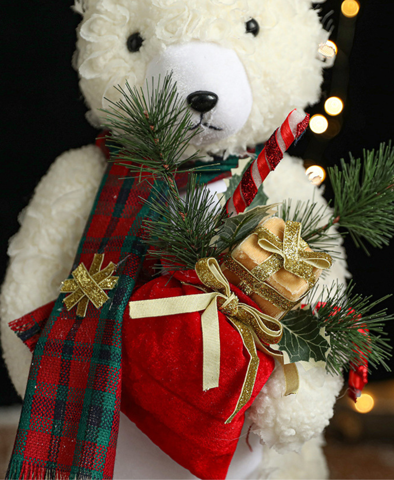 Holiday Hug Bear Decoration