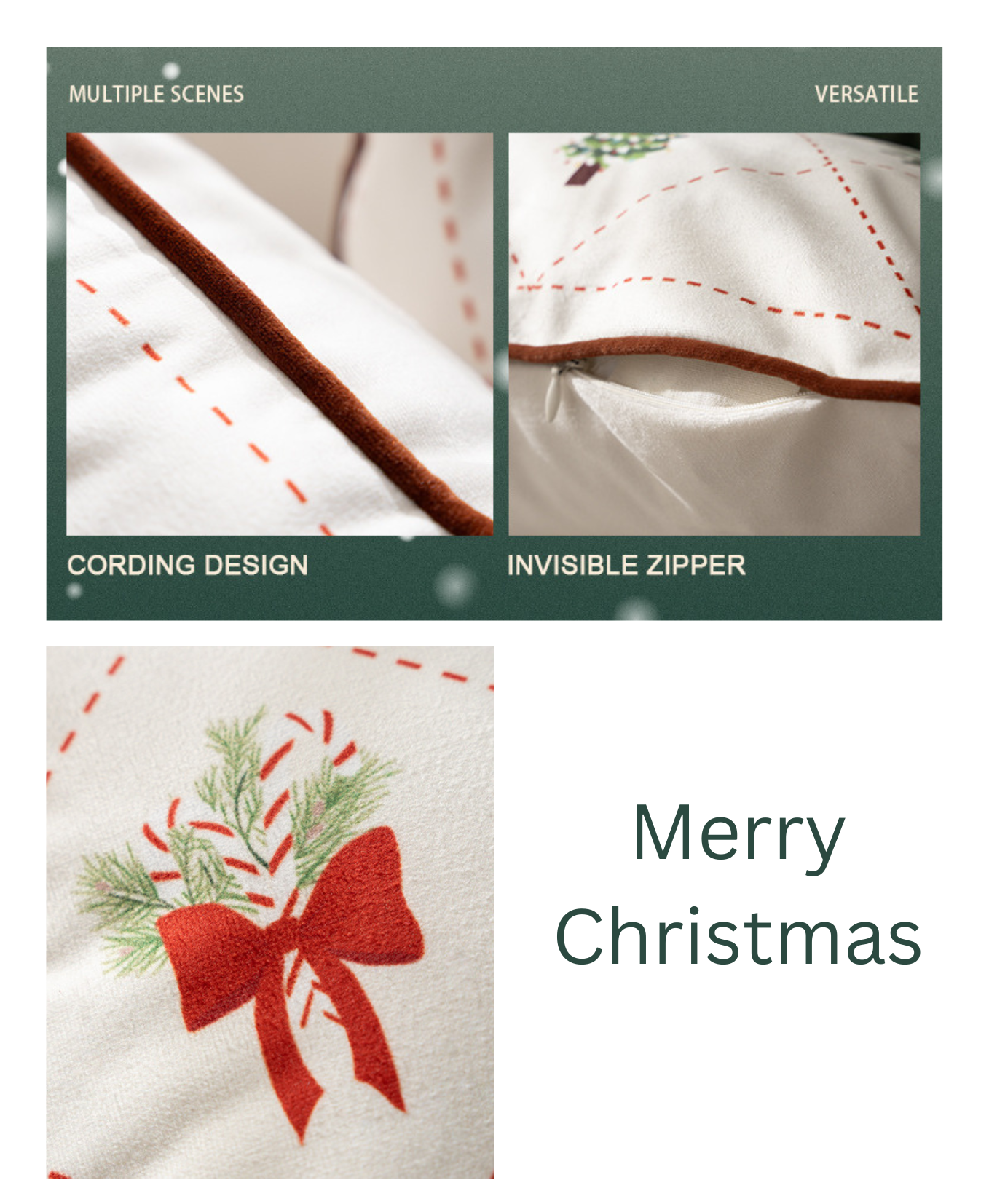 Classic Joy Pillow Cover