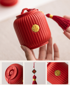 GIFTING INSPIRATION - Red Fu Lantern Tea Canister